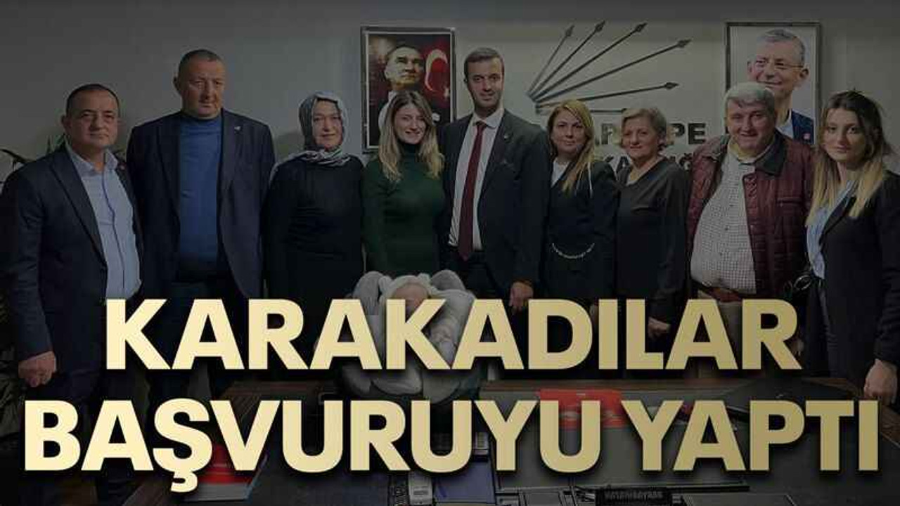 Karakadılar başvuruyu yaptı